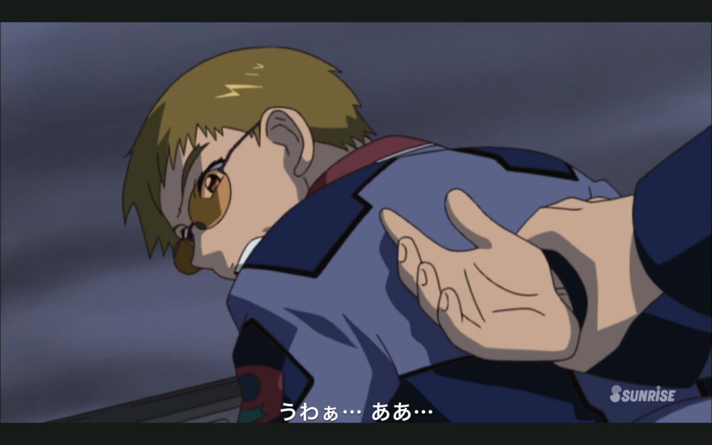 アニメ『機動戦士ガンダムSEED』（２００２年）より英題『Mobile Suit Gundam SEED』 英語　英語解説　名言 キラ・ヤマト やめてよね…本気で喧嘩したら、サイが僕に敵うはずないだろ？