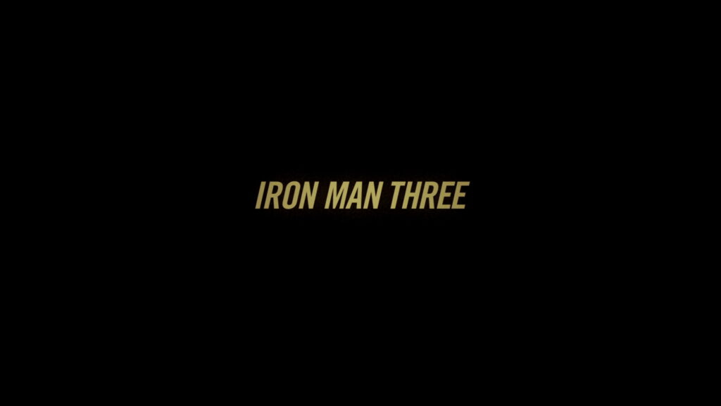 映画『アイアンマン３』　原題『Iron Man 3』　マーベル　アベンジャーズ