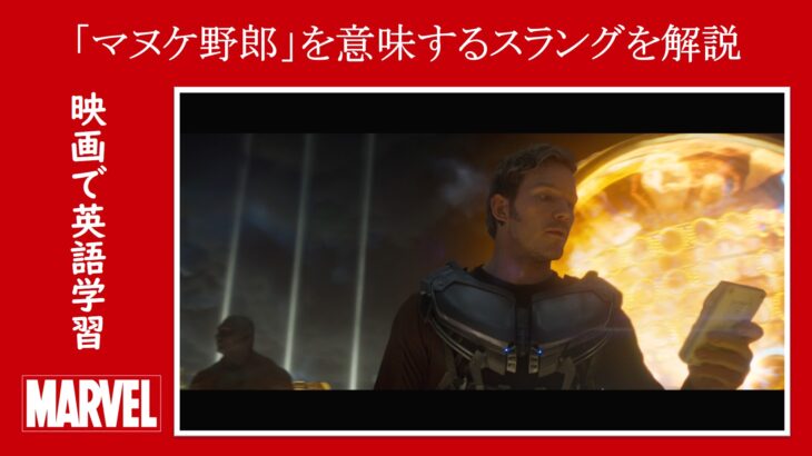 【ガーディアンズ】マーベル映画のセリフで『マヌケ野郎』を意味するスラングを解説【英語の問題】