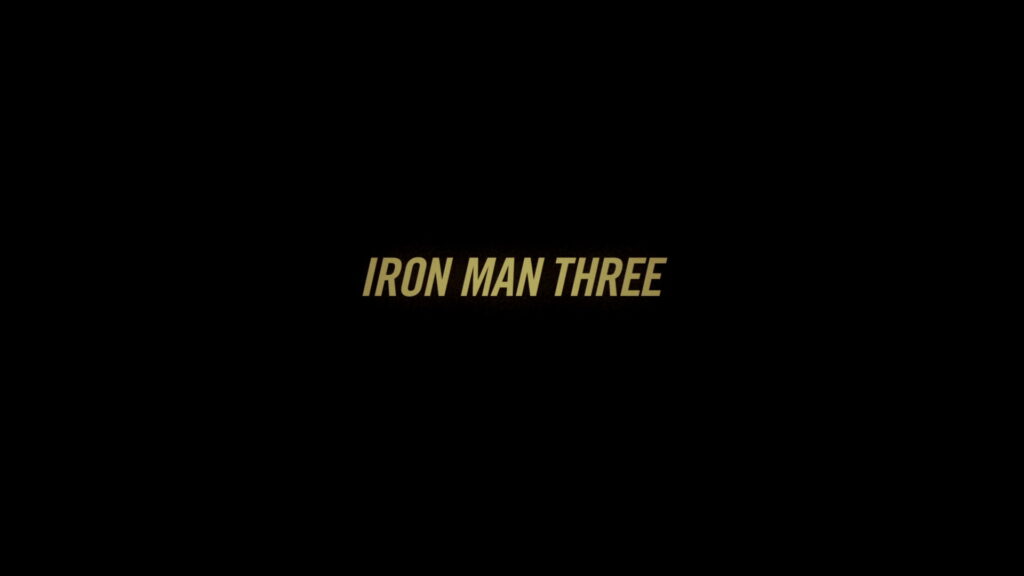 映画『アイアンマン３』　原題『Iron Man 3』　アベンジャーズ　マーベル