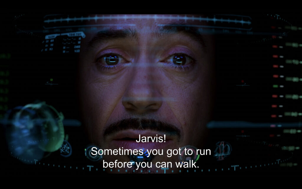 映画『アイアンマン』　原題『Iron Man』　アベンジャーズ　マーベル